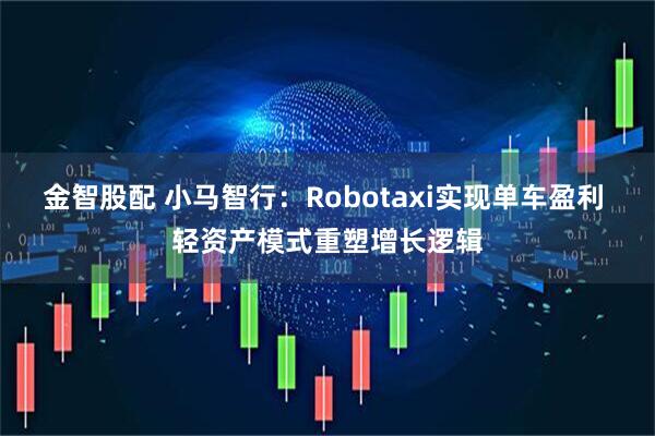 金智股配 小马智行：Robotaxi实现单车盈利 轻资产模式重塑增长逻辑
